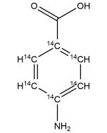 P-Aminobenzoic acid [ring-14C]-