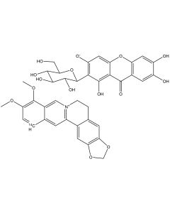 Berberine mangiferin salt, [berberine-12-14C]-